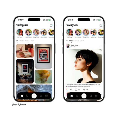 Reimagining Social Media | Modern Instagram Redesign Concept appredesign creativedesign designconcept designlovers digitaldesign instagramredesign minimalui mobileappdesign modernappdesign photofeed socialappui socialmediadesign uichallenge uiuxdesign userexperience uxdesigndaily uxinspiration