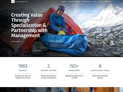 Case Study : Freeman Spogli Website Design & Development branding design graphic design illustration logo ui ux webdesign website website design