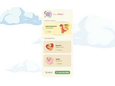 Kids reading app! app books dinosaur kids reading ui ux