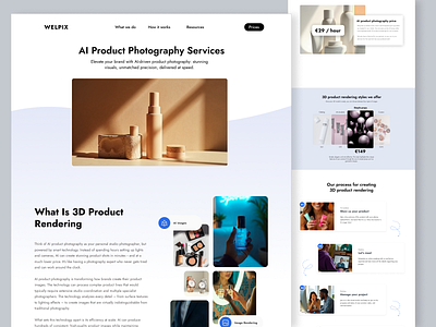 Welpix || AI Product Services dailywebdesign designagency landingpage ui uidesign uiinspiring uitrends webdesign webdesignagency webdesigner webdesigninspiration website websitedesign websiteservices websitetips