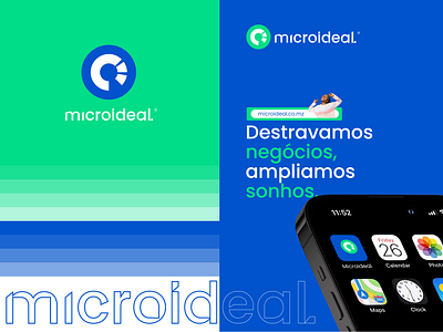 microideal branding design logo ui