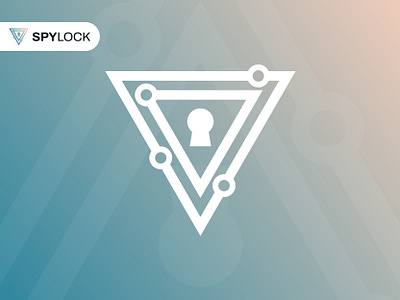 SPYLOCK- Logo Design Concept artificial blockchain branding creative crypto currency decentralized defi finance lock logo logo design logo designer modern nfts security technology token trust web3