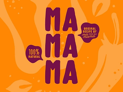 MaMaMa - Logo Design bbq sauce branding condiments design design logo design packaging flower food garlic graphic design illustration junk food ketchup label logo logotype packaging sauce typography vector