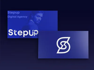 Stepup logo agency logo branding design graphic design illustration letter logo logo logo design marketing s logo step up stepup vector