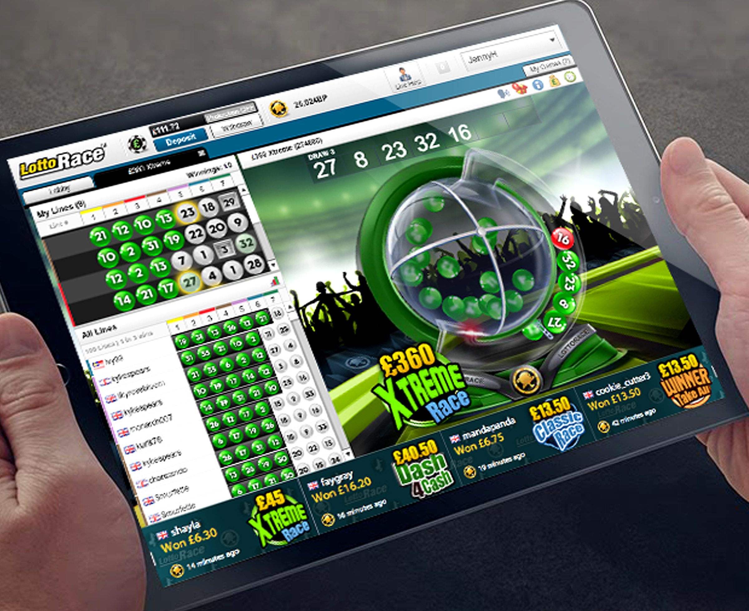 LottoRace Gameplay UI animation branding graphic design motion graphics ui