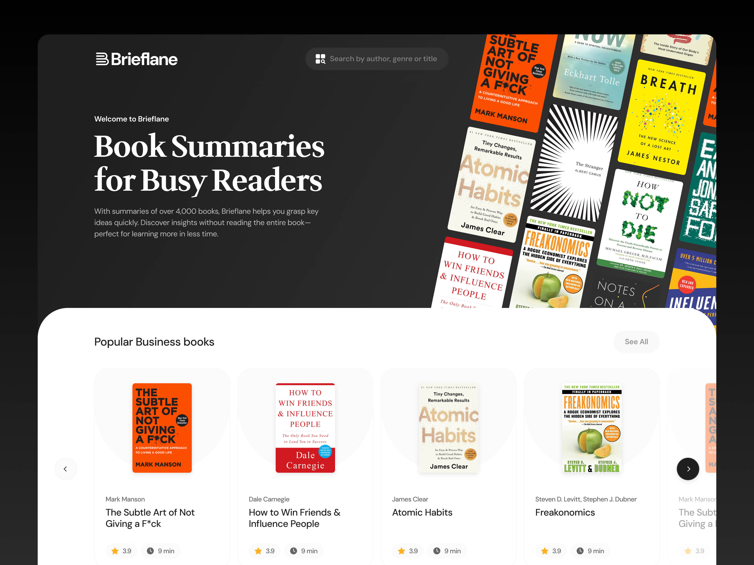 Example of Simple Landing Page Design (One Page)
