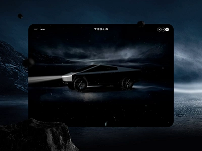 Tesla Cybertruck Website Concept Ui/Ux 3d animation cars cybertruck experience graphic interface motion product tesla ui ui design user interface ux ux design vechicle web web design website