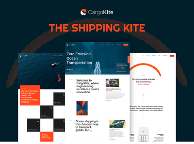 The Shipping Kite Website Mockup mobile app mockup ui uiux website website design