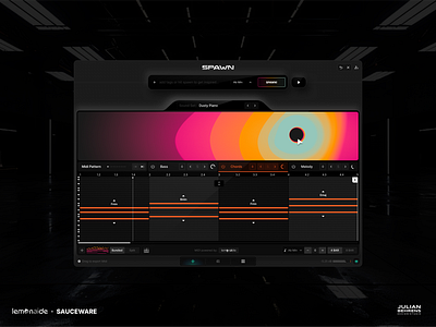 SPAWN - Ai Synth by Lemonaide & SAUCEWARE ai synth app artificial intelligence audio daw design gui plugin producer reverb rompler synthesizer teenaage engineering vst vstplugin