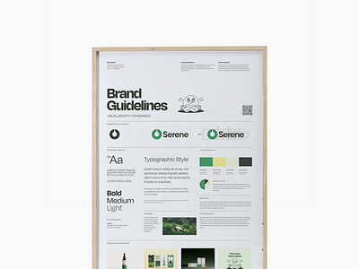 SERENE LABS: Brand in Action art direction brand brand guidelines brand guides branding design logo logo design packaging