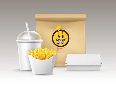 Food Logo corel design graphic design logo packaging