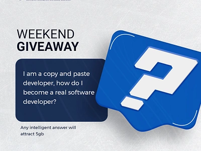 Weekend Giveaway akintunde oluwatimileyin michael branding cephas design flyer friday giveaway graphic design hemarez creativity ict logo tech typography vector weeked