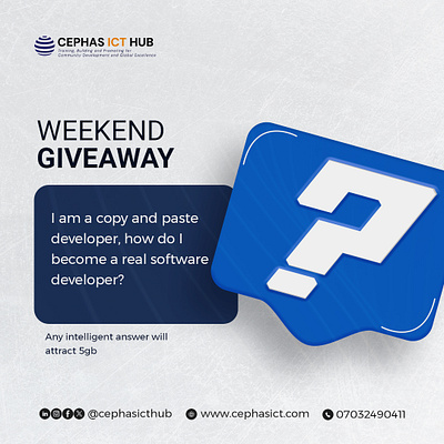 Weekend Giveaway akintunde oluwatimileyin michael branding cephas design flyer friday giveaway graphic design hemarez creativity ict logo tech typography vector weeked