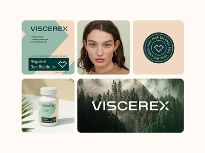 Viscerex Branding and Packaging Design - Supplement 3d brand identity branding design health icons label logo logo design packaging supplement vitamins