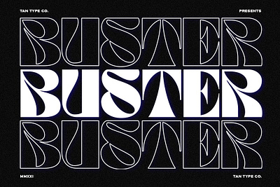 TAN - BUSTER bold bold font bold type display type groovy font groovy retro font hipster hipster font hipster style quirky quirky alphabet quirky font quirky letters tan buster