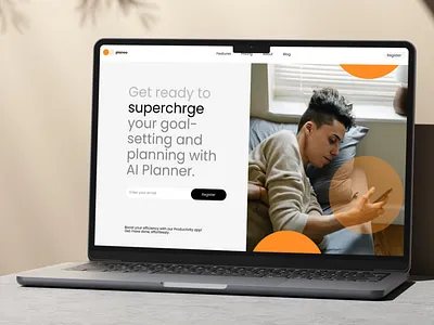 Planoo Productivity App - UI/UX Website Design about us dailyui design system figma home page landing page ui ux website design