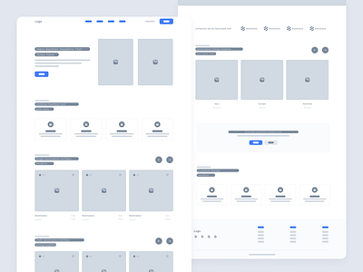 Travel Planner Landing Page Wireframe high fidelity wireframe sketch sketching travel website ui ui design user interface wireframe