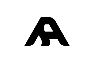 R+A graphic design logo