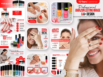 Amazon Product Listing Images | Nail Polish aliexpress listing amazon amazon a amazon ebc amazon images amazon infographics amazon product design amazon sellers amazon store background removal ebay listing ecommerce design graphic design listing images photo editing photo retouching premium a product listing images