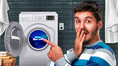 Secret Gaming Room Inside Of Washing Machine attractive thumbnail best thumbnail irl thumbnail professional thumbnail social media design thumbnail youtube thumbnail