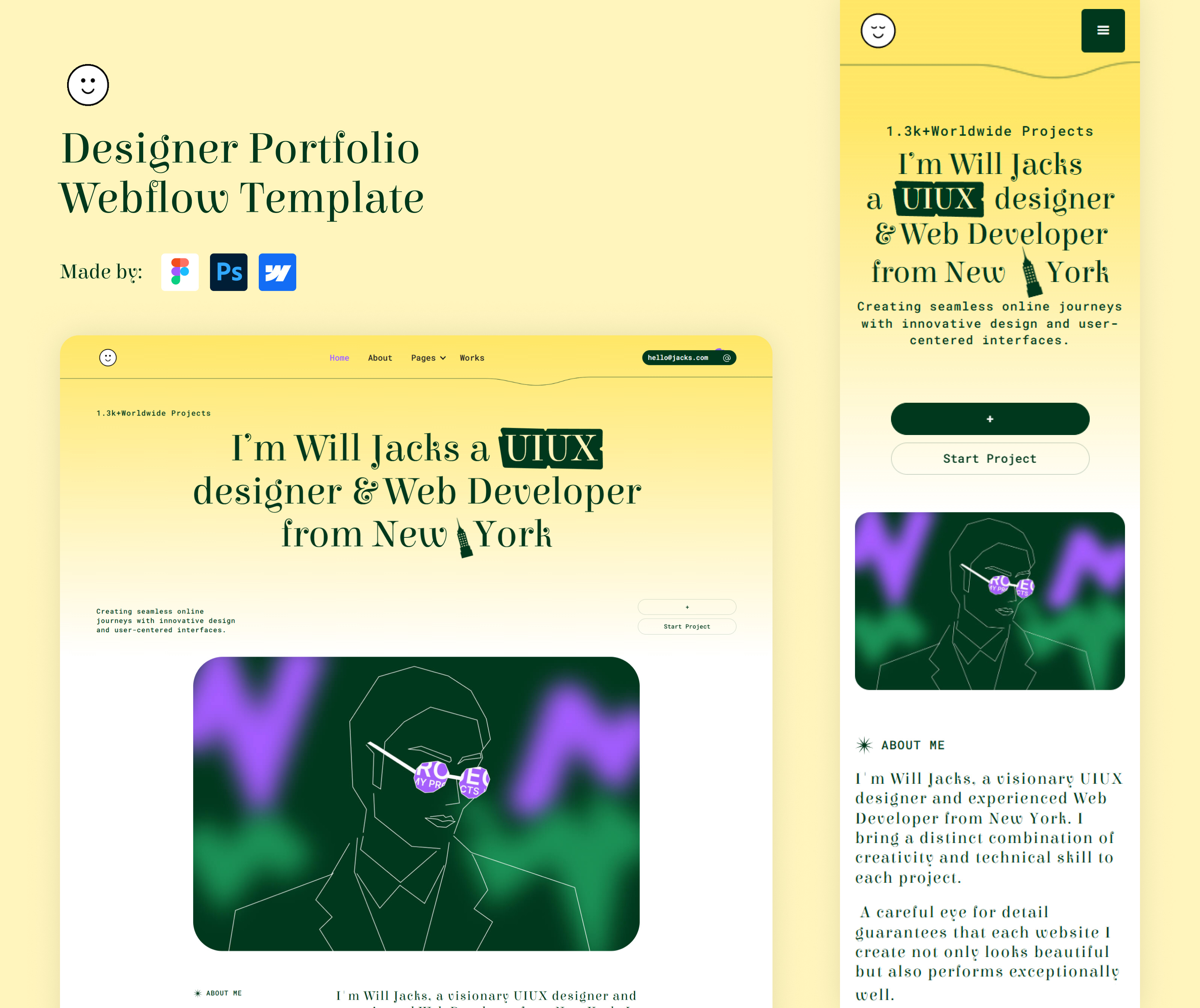 Best Personal Portfolio Webflow Template 2025 best template business business template cv template design designer portfolio designer template digital studios free template modern design template personal portfolio template portfolio webflow template studio website template ui uiux designer webflow website website template