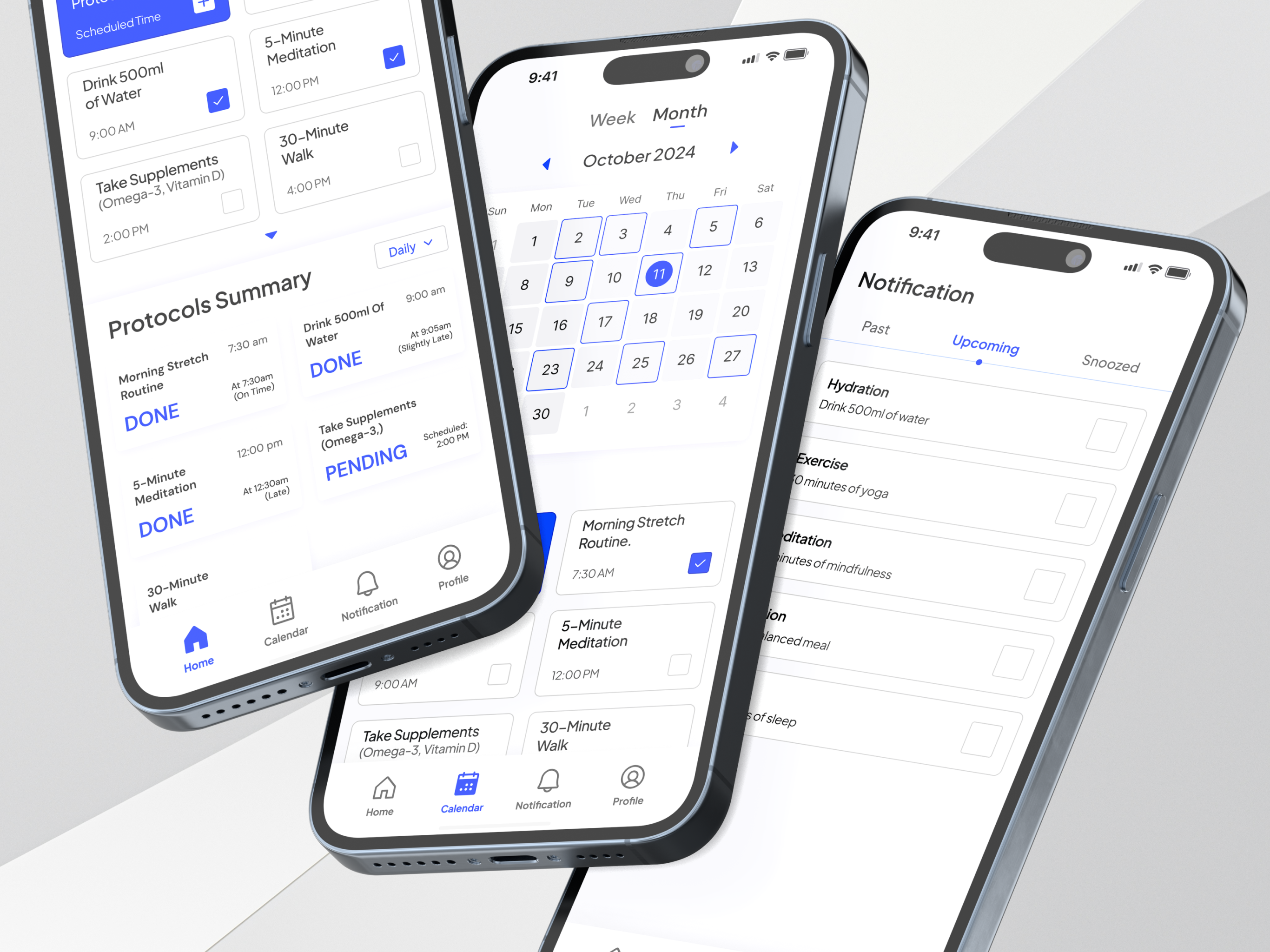Health & Wellness Mobile App Design app app design branding cool app design design fitness fitness app fitness app design graphic design health health app health app design longevity mobile mobile app mobile app design ui user interface ux