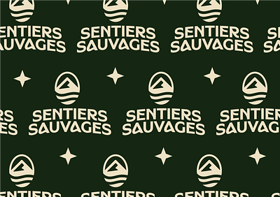 Sentiers Sauvages identité visuelle adventure aventure brand brand identity branding forest graphic design identité visuelle logo mountain montagne logo moutain nature outdoor outdoor branding outdoor logo randonné sauvage sentiers sauvage trek trek logo