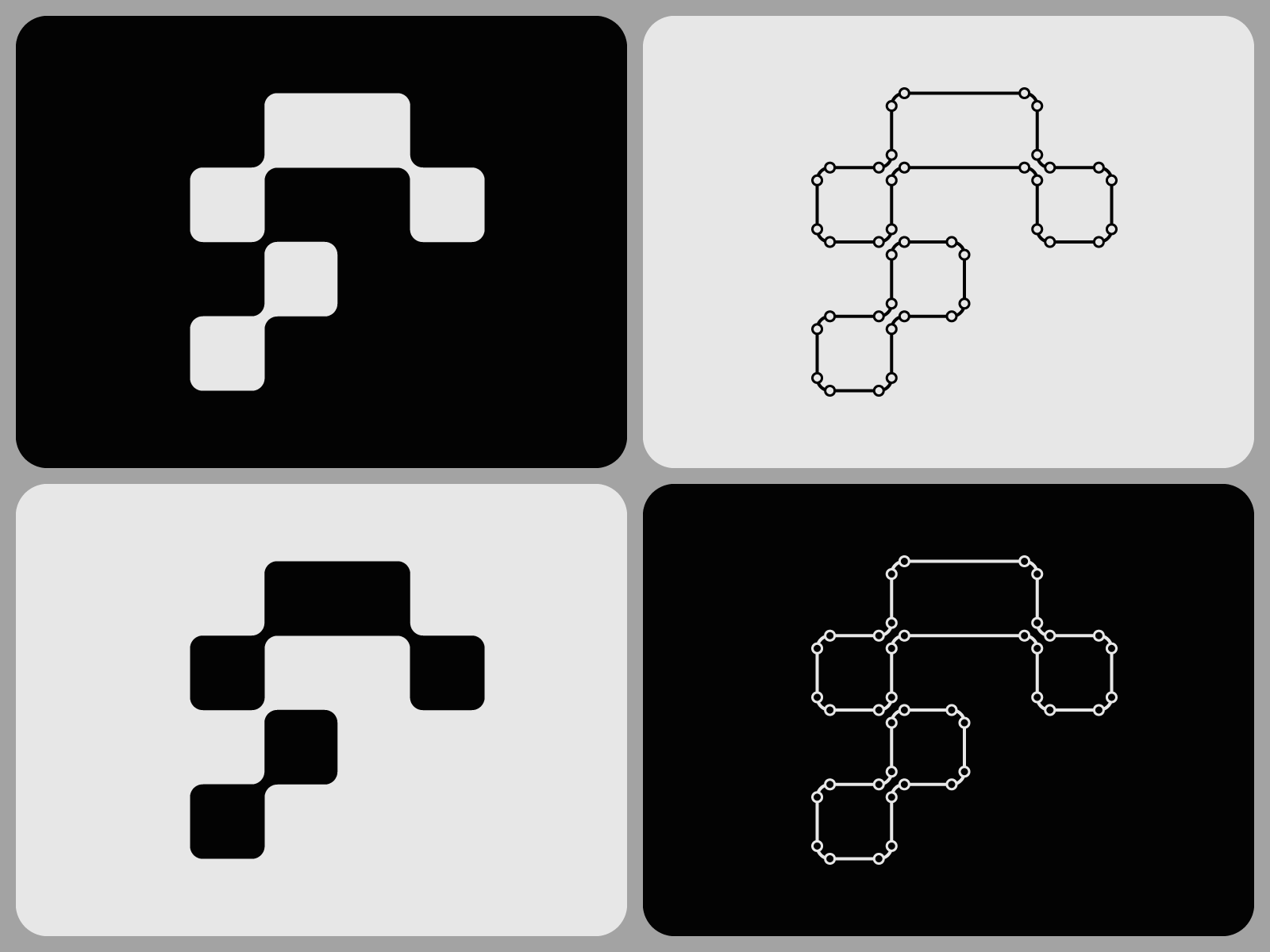 F logo bold branding company f graphic design grid letter line logo logo design logodesign logotype mark minimal presentation simple strong symbol technology