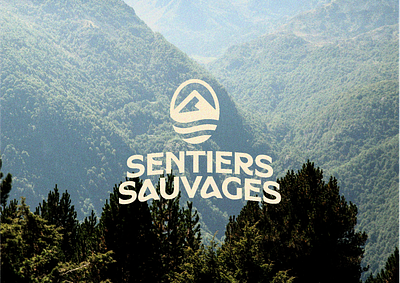 Sentiers Sauvages - Identité visuelle adventure brand identity branding design forest fôret graphic design identité visuelle logo montagne montagne logo moutain nature nature logo outdoor outdoor branding outdoor logo randonné sauvage trek