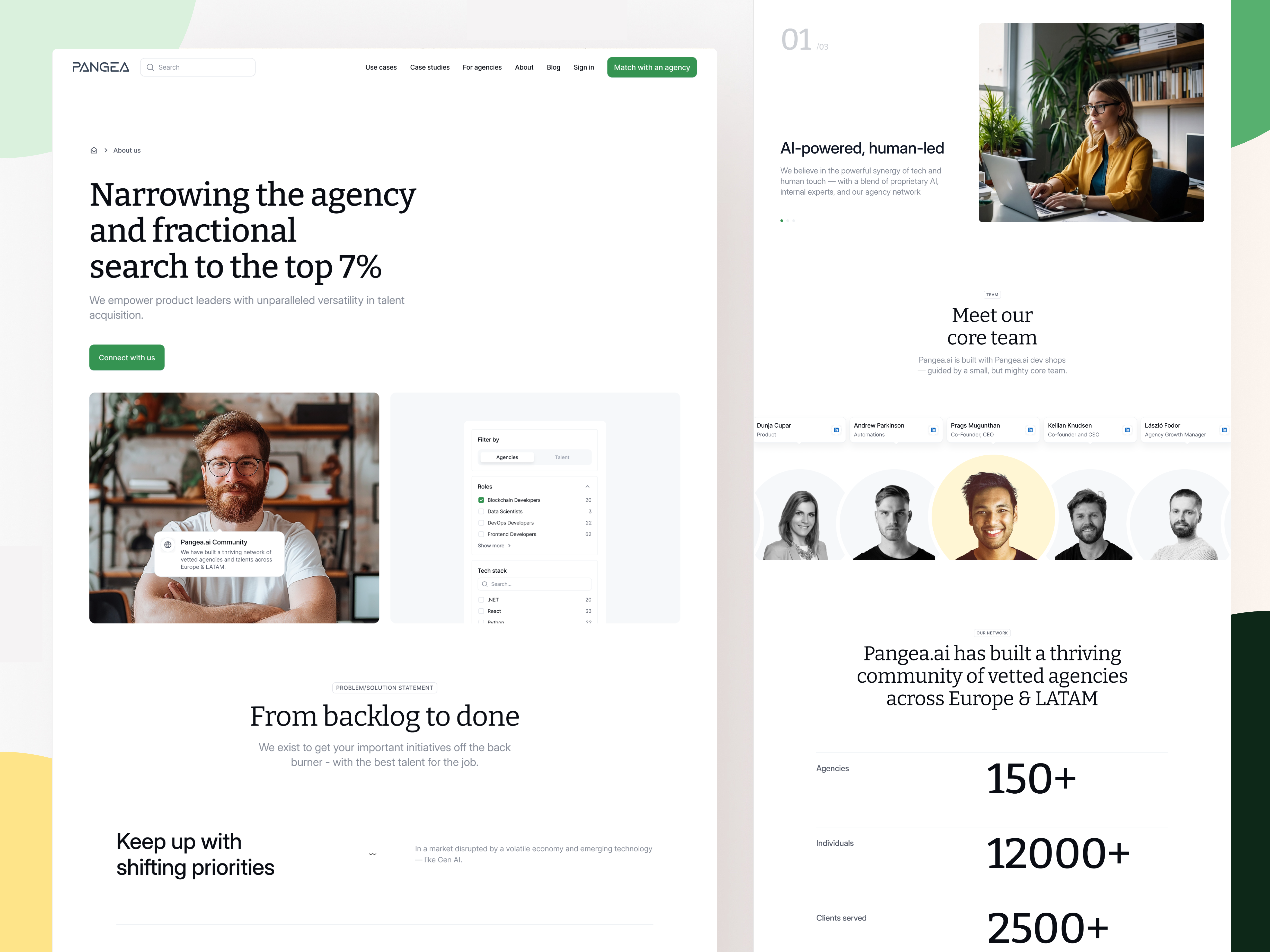 Agency Marketplace - About us about about us agency booking branding card culture developement freelancer hero job responsive talent talent card team ui ux web web design