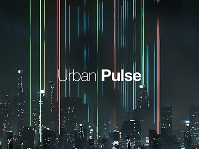 Urban Pulse 3d animation blender city curves design geometry node inspiration light light trails urban trails