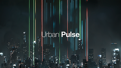 Urban Pulse 3d animation blender city curves design geometry node inspiration light light trails urban trails