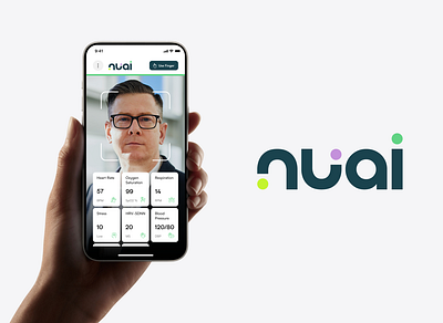 NuAI HealthTech Mobile App android animation app brand guidelines branding colour design graphic design illustration ios logo mobileapp mockup motion graphics typography ui userexperience userinterface ux wireframe