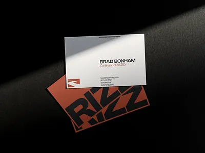 Rizz Lending - Business Card branding business card concept design graphic design identity logo visual identity