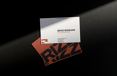 Rizz Lending - Business Card branding business card concept design graphic design identity logo visual identity