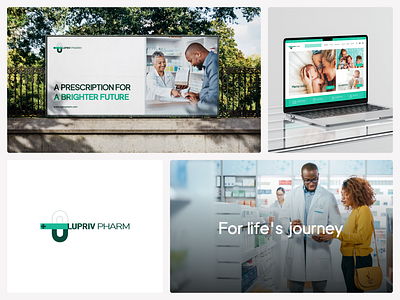 Lupriv Pharm Visual Identity branding design logo ui user experience