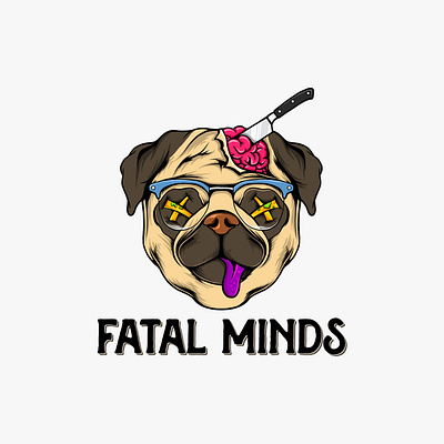 Fatal Minds branding design graphic design illustration logo vector vintage