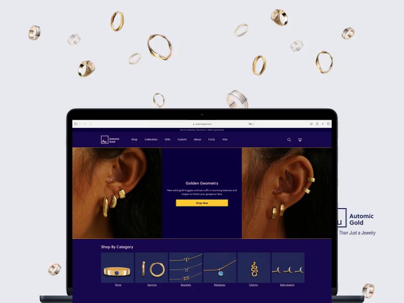Example of E-commerce | Shopify | Ui/Ux Design | Web-Design