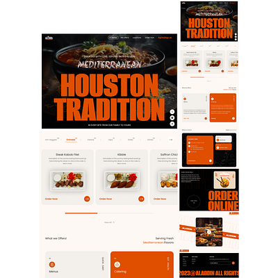 Food Landing page branding food graphic design landingpage restaurent ui web website