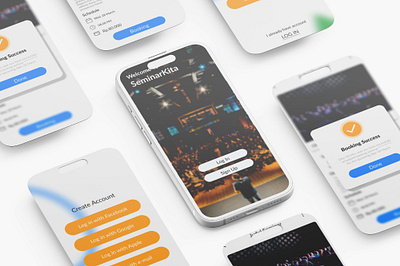 UI SEMINARKITA app design ui uiux web desain