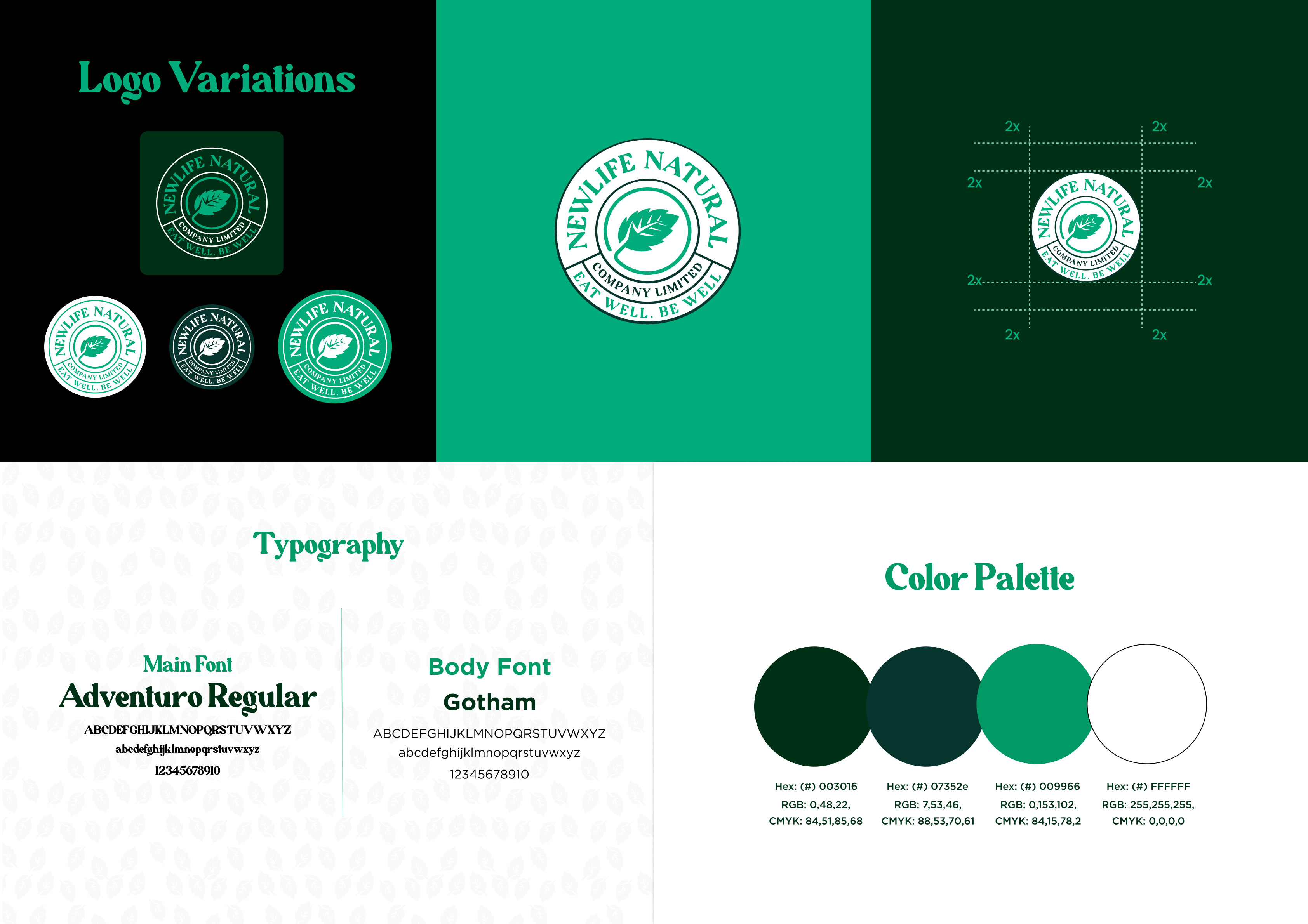 Brand Guidelines brandguidelines brandidentity branding color palette logo logotype packaging design styleguide typography visualidentity wellness branding