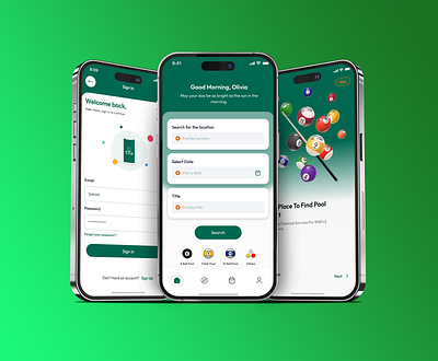 Pool Event Finding app Ui app appdesign appui appux event events eventsearch finderapp finding game gameevent nearby search ui uidesign uiux uiuxdesign