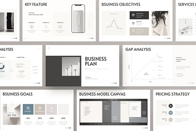 Business Plan Google Slides Presentation modern template