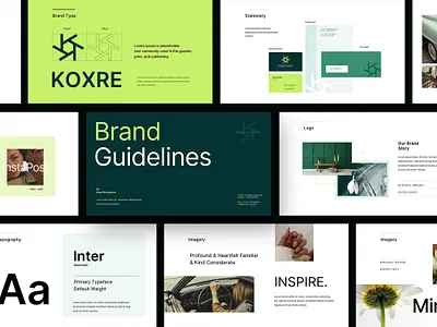 Brand Guidelines Google Slides Presentation Template branding marketing strategy