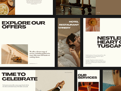 Hotel&Winery website 02 art direction design digital design figma graphic design layout typography ui ux uxui web design webdesign website