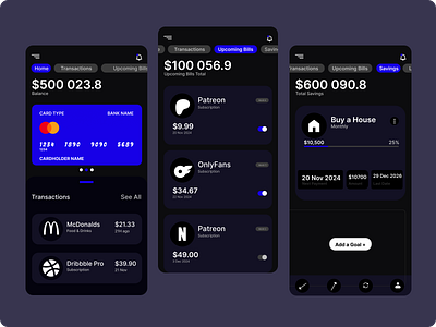 Finance- Mobile App Design app design app design ui app ui branding dashboard design finance finance app design graphic design illustration logo ui ui design ux ux design