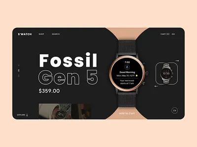 Watch Web Banner adobe photoshop design figma graphic design uiux design watch web banner