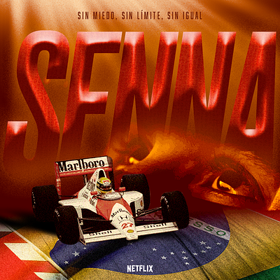 SENNA - Netflix documentary documentary graphic design netflix poster senna