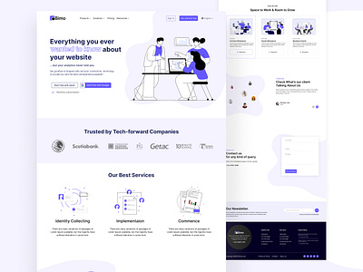 Landing page Design landing ui