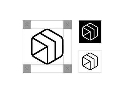 Geometric Line Art Cube Logo Design Icon with 3D Effect 3d brand identity branding construction logo cube logo design engineering geometric cube graphic design innovative line art cube logo design minimalist minimalist cube modern professional software logo tech technology visual identity